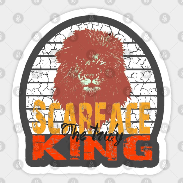 scarface the truly king Sticker by mohamed705